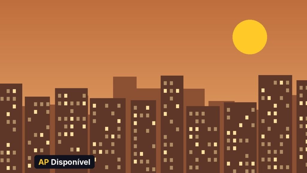 Prédio em construção com guindaste e estrutura de concreto