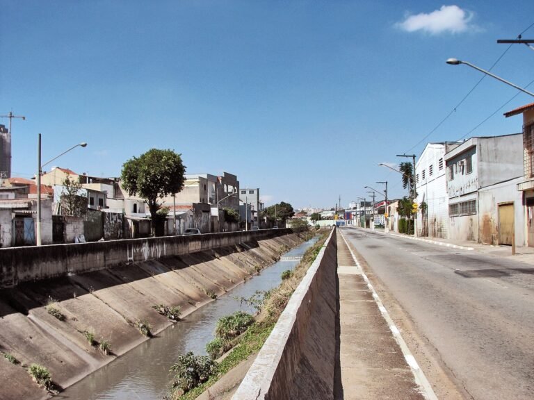 córrego capão do embira, avenida vereador abel ferreira, são paulo o rio só é visível em um curto trecho de cerca de um