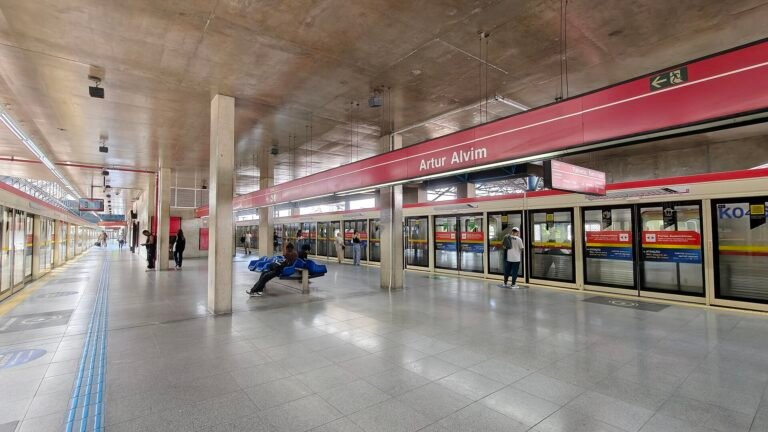 Artur Alvim metro station (Line 3-Red), São Paulo, Brazil