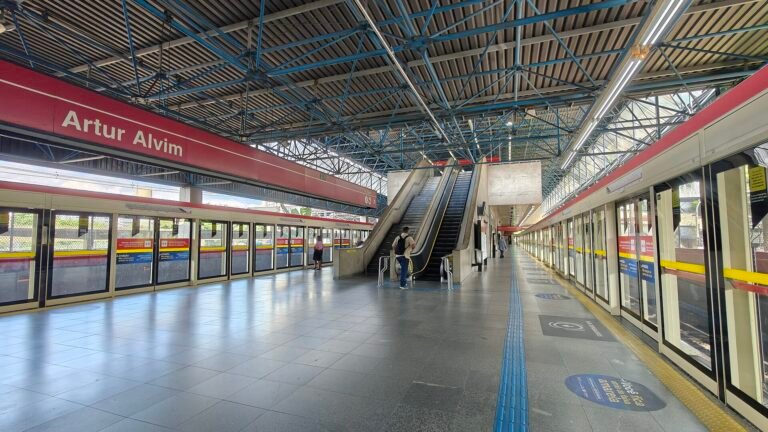Artur Alvim metro station (Line 3-Red), São Paulo, Brazil