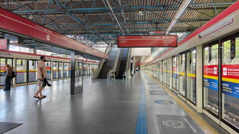 Artur Alvim metro station (Line 3-Red), São Paulo, Brazil