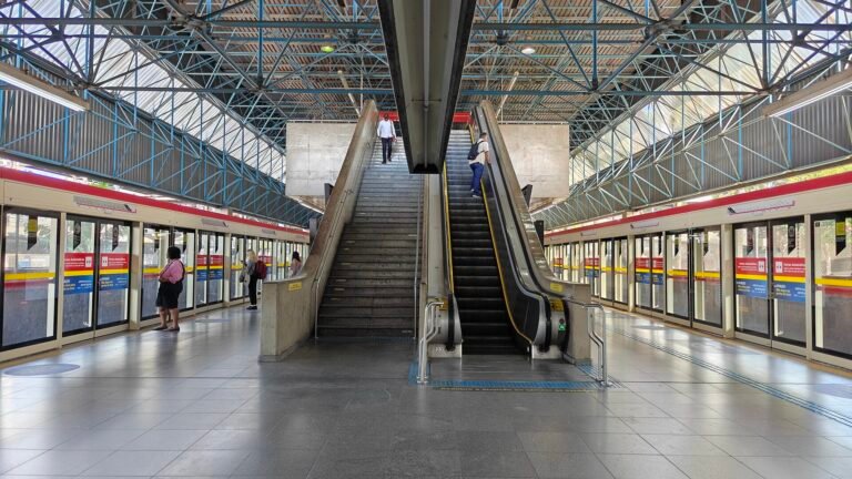 Artur Alvim metro station (Line 3-Red), São Paulo, Brazil