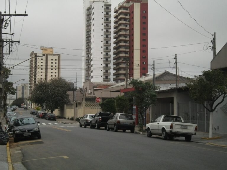 Rua do bairro Vila Carrão na cidade de São Paulo.