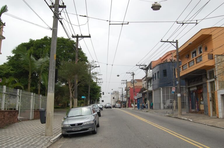 Rua da Mooca na altura da paróquia Nossa Senhora do Bom Conselho, Mooca, São Paulo