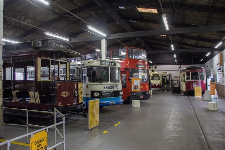 Museu do Transporte Público Gaetano Ferolla, São Paulo, Brazil.