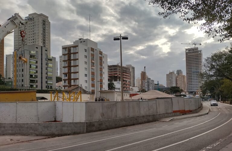 future subway station of São Paulo Metro, Brazil