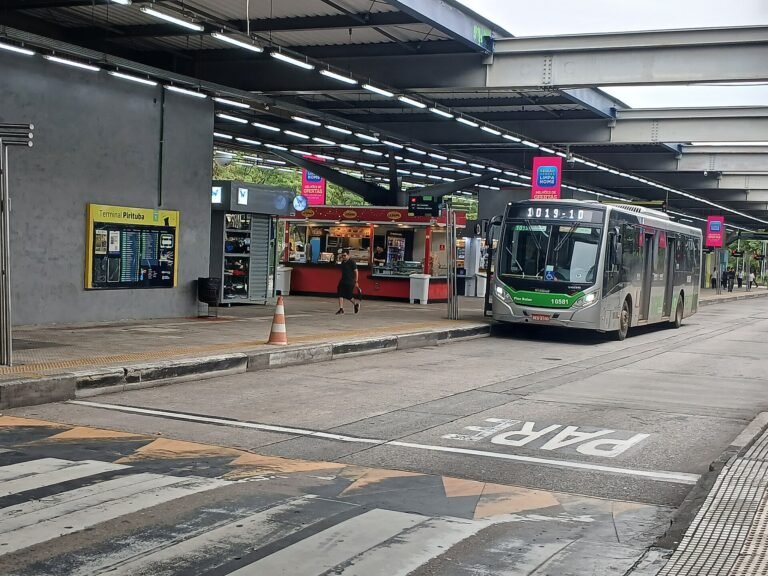 Plataforma 2 do Terminal Pirituba em São Paulo