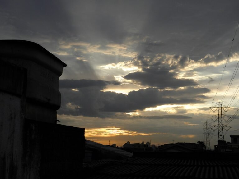 Fim de tarde no verão paulistano