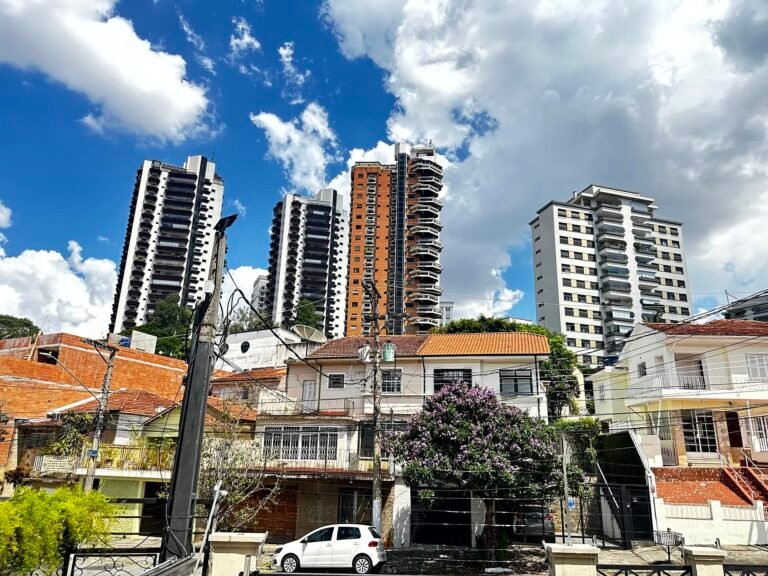Vista do bairro da agua fria em sao paulo zona norte