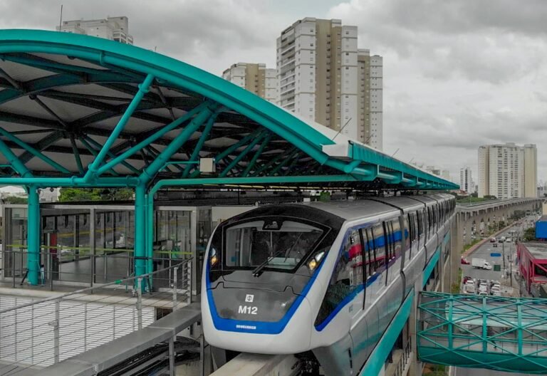 Viagem de Inspeção no trecho Oratório-São Mateus, Linha 15-Prata do Metrô (Monotrilho). Local: São Paulo/SP. Data: 20/02