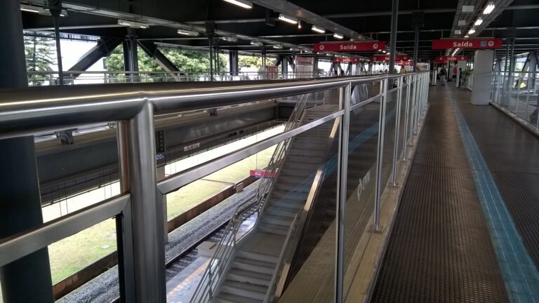 Detalhe da Estação São Miguel Paulista, em São Paulo.