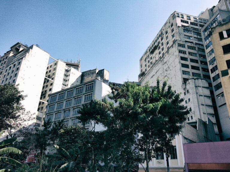 The skyline near to the site where the city of Sao Paulo was founded in 1554. Not the best or most 'likeable' buildings