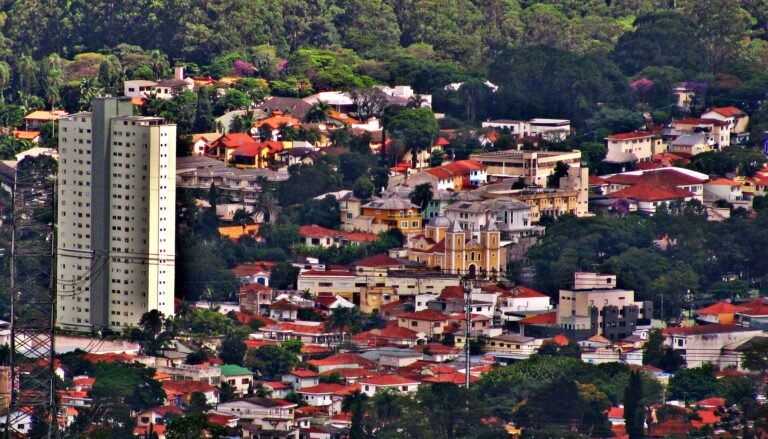 Centro do Bairro do Tremembé visto da Cantareira