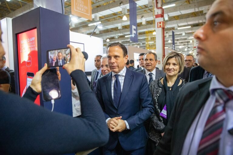 O governador do Estado de São Paulo, João Doria, Visita à Francal 2019 - Feita internacional de Calçados. Data:03/06/201